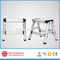 2 step aluminum step stool,aluminum step ladder stool,folding step stool